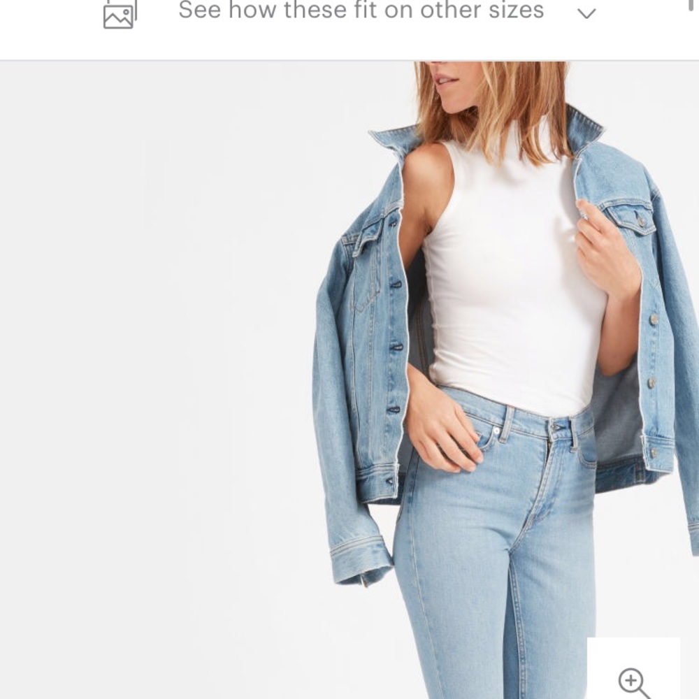 NWOT Everlane High Rise Skinny Jean